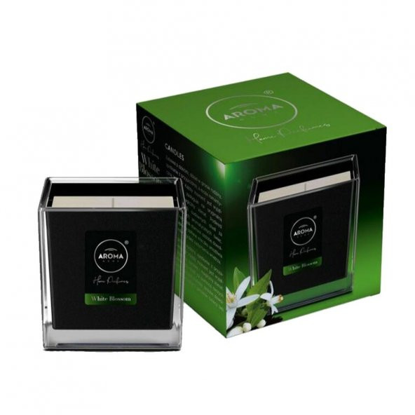 Aroma Home Black Series Kokulu Mum White Blossom  155gr. ürün görseli 1