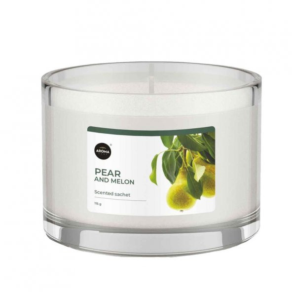 Aroma Basic Line Kokulu Mum Pear with melon  115gr. ürün görseli 1