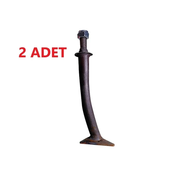 Pabuçlu Fiber Somunlu Tırmık Dişi-2 Adet ürün görseli 1