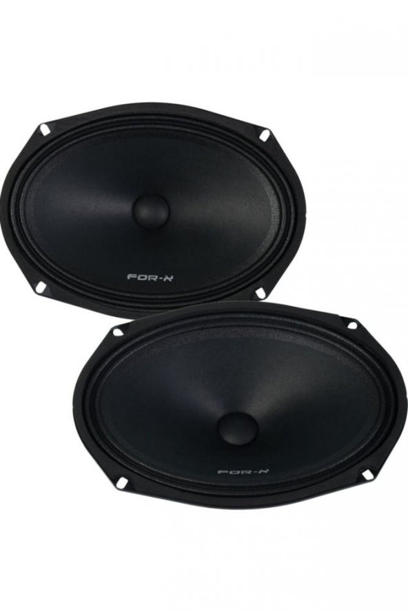 For-X 6x9 180w Rms Neodium Mıknatıs Slim Midrange Oval Oto Hoparlör Xmd-1069n ürün görseli 1