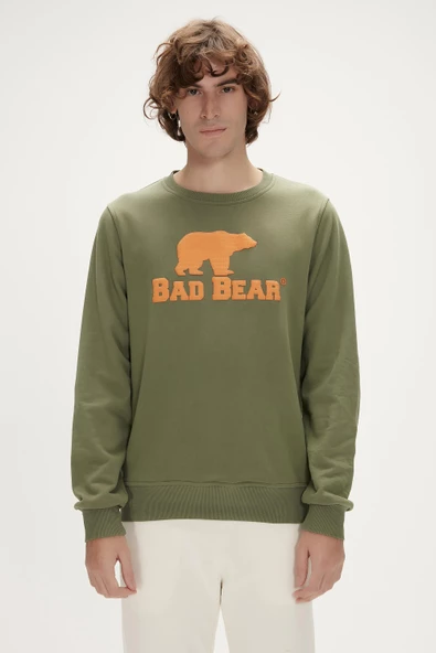 Bad Bear Sweatshirt Logo Crewneck / Thyme Erkek 22.02.12.007 ürün görseli 1