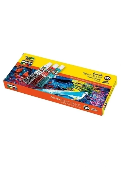 Nova Color Akrilik Boya Tüp 10Lu 7 Gr ürün görseli 1
