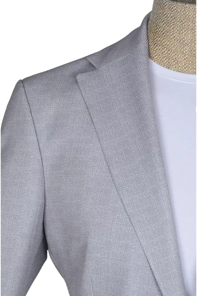 Cengiz İnler Kırçıllı Slim Fit Erkek Ceket - Resim 3