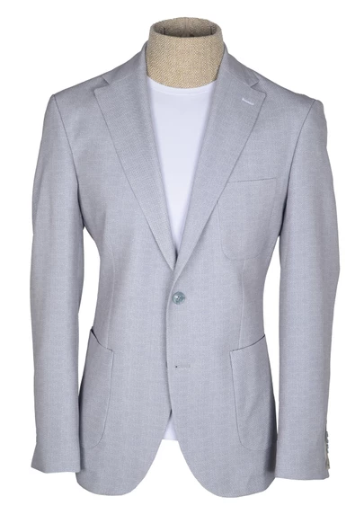 Cengiz İnler Kırçıllı Slim Fit Erkek Ceket - Resim 2