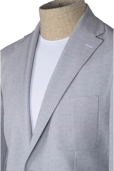 Cengiz İnler Kırçıllı Slim Fit Erkek Ceket ürün görseli 1