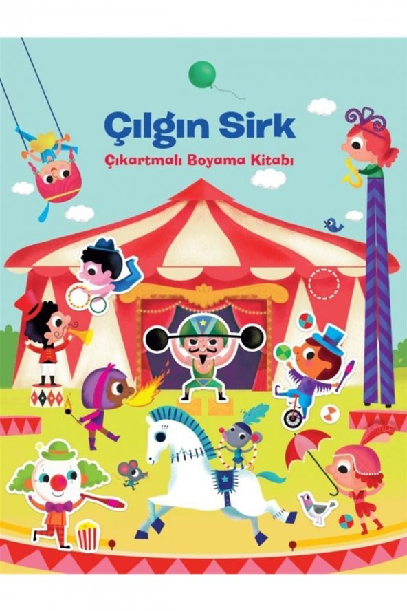 Doğan Kitap Çılgın Sirk Çıkarmalı Boyama Kitabı ürün görseli 1