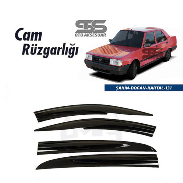 Cam Rüzgarlığı TOFAŞ Doğan- Şahin - Kartal - 131  Mügen Tip Piano Black ürün görseli 1