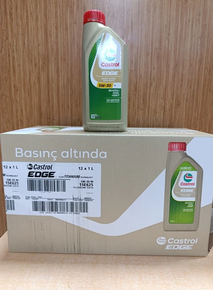 Castrol Edge M 5w-30 1 lt x 12 adet (koli) Tam Sentetik 2025 üretim ürün görseli 1