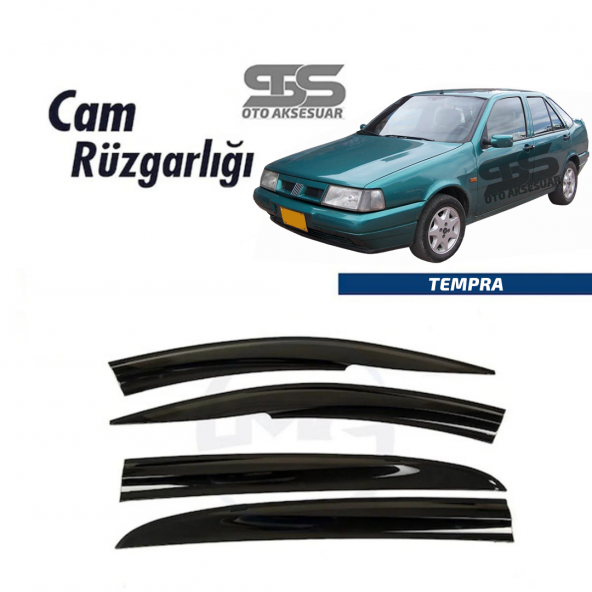 Cam Rüzgarlığı Fiat Tempra 1990-1998 Arası Mügen Tip Piano Black ürün görseli 1