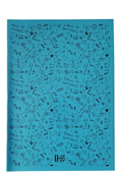 40 Yaprak Kareli Defter Plastik Kapak A-4 1 Adet PP Kapak Büyük Boy Kareli Defter 40 Sayfa A4 Desenli Kapak ürün görseli 1