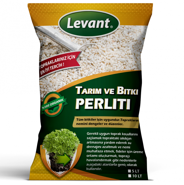 TARIM PERLİTİ YÜKSEK KALİTE TÜM BİTKİLER İÇİN 10 LİTRE ürün görseli 1