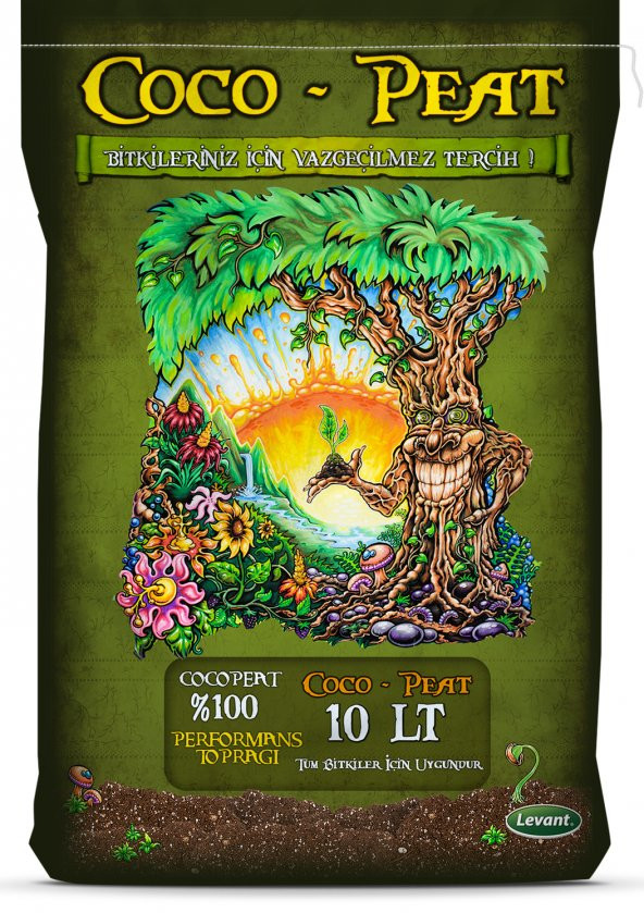 COCOPEAT ÇÖZÜNMÜŞ TÜM BİTKİLER İÇİN 10LT ürün görseli 1