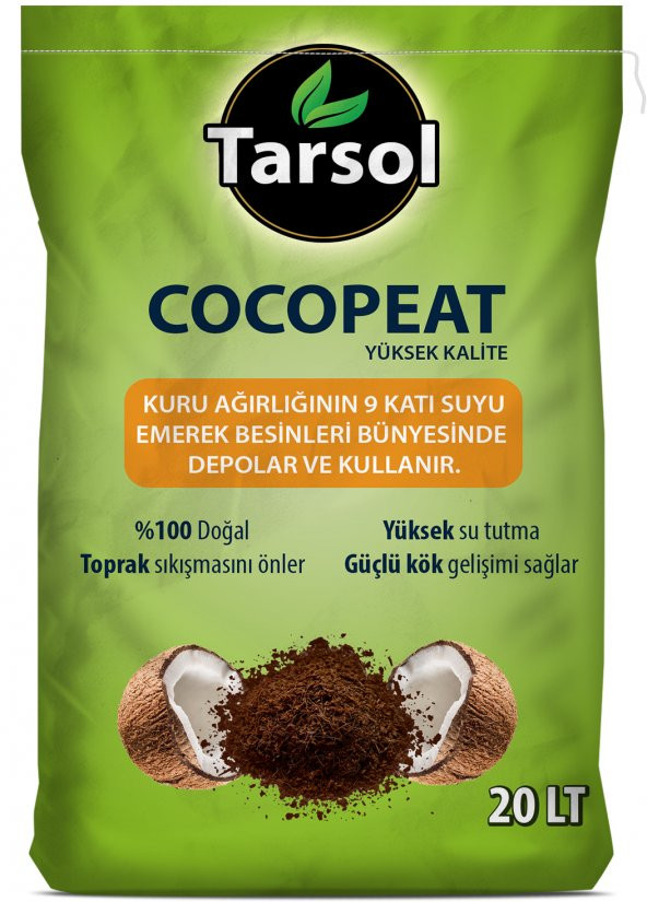 TARSOL COCOPEAT YÜKSEK KALİTE 20 LT ürün görseli 1