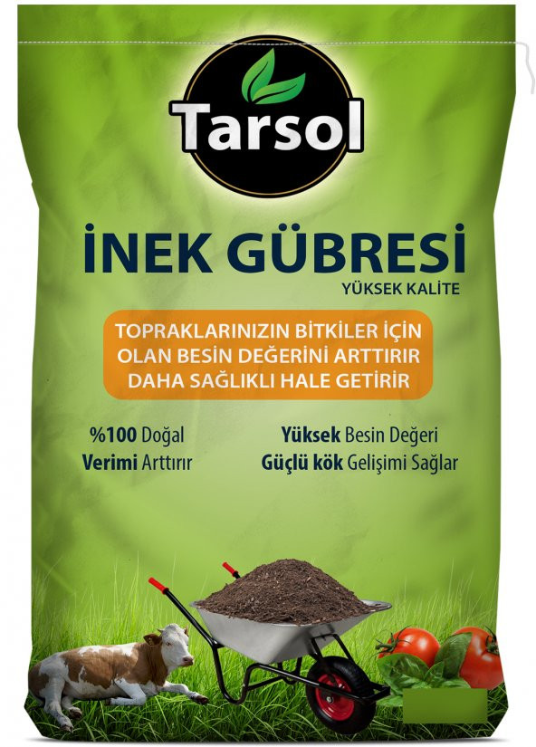 TARSOL İNEK GÜBRESİ YÜKSEK KALİTE 20 LT ürün görseli 1