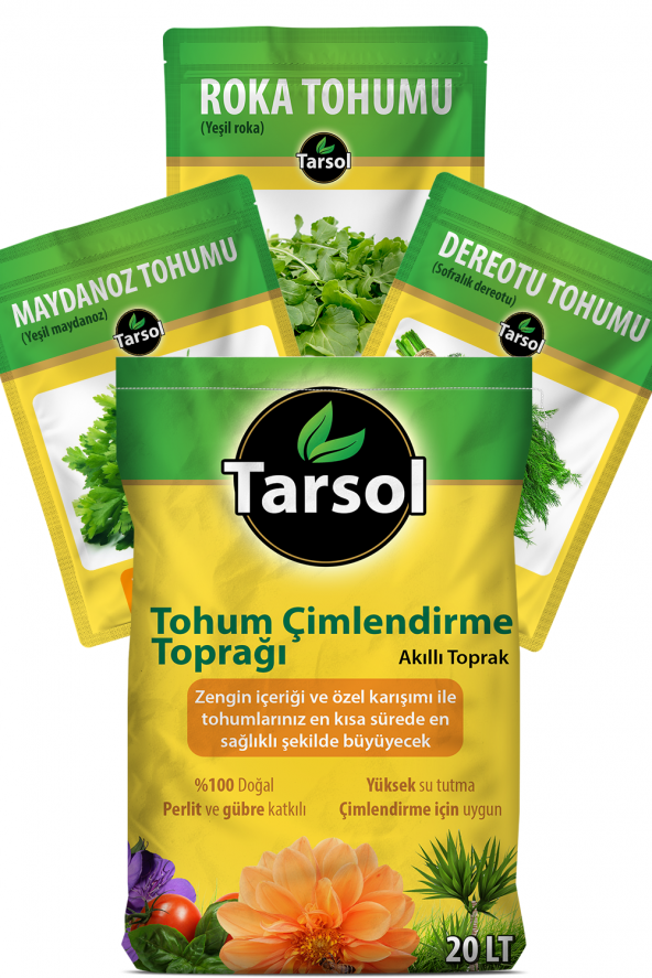 AKILLI TOPRAK VE TOHUM SETİ 20LT ürün görseli 1