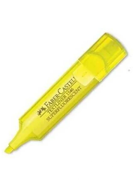 Faber-Castell Fosforlu Kalem Şeffaf Gövde Sarı ürün görseli 1