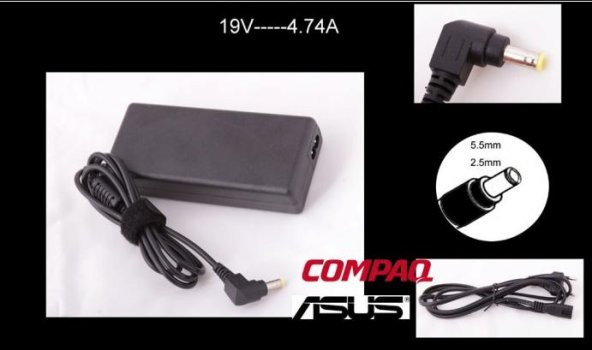 19 Volt 4.74 Amper ASUS Notebook Adaptör ürün görseli 1