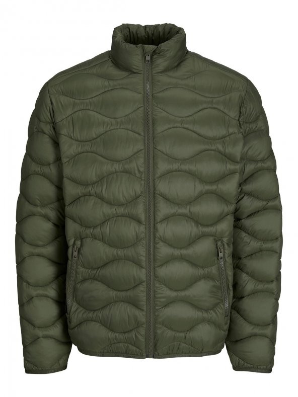 JACK JONES Desenli Erkek Puffur Mont 12238597 ürün görseli 1