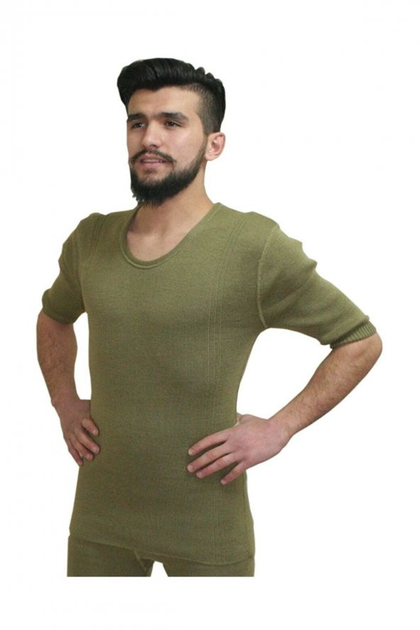 Asker Yarım Kol Takım Örgü İçlik Kışlık İçlik Bora Nano ürün görseli 1