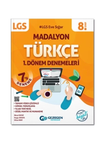 Gezegen Yayıncılık 8. Sınıf LGS 1. Dönem Türkçe 7li Denemeleri ürün görseli 1