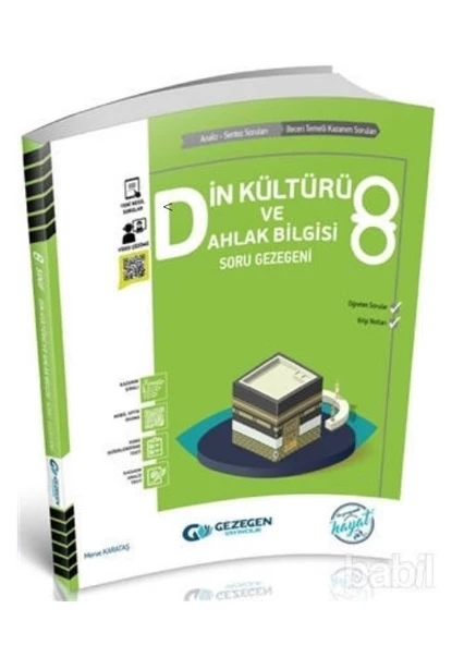 Gezegen Yayıncılık 8. Sınıf Din Kültürü ve Ahlak Bilgisi Soru Gezegeni ürün görseli 1