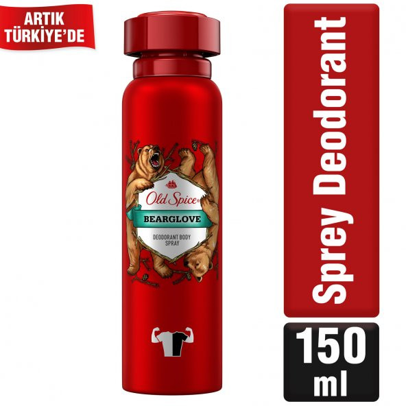 Old Spice Bearglove Deodorant Sprey 150ml ürün görseli 1