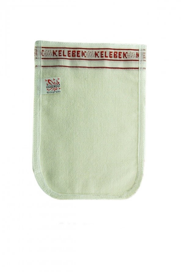 Kelebek Kese Kalın Beyaz Banyo Hamam Kesesi 6 Adet 25X17 Cm ürün görseli 1