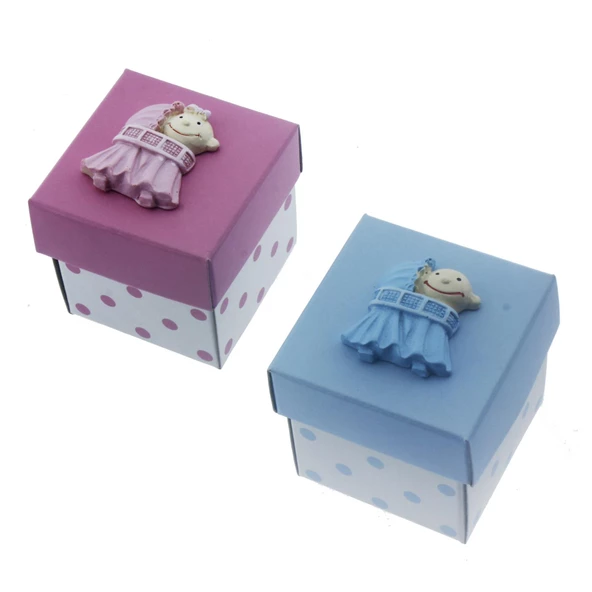 12 Adet 5x5cm Kutu Salıncakta Bebek Biblolu ürün görseli 1