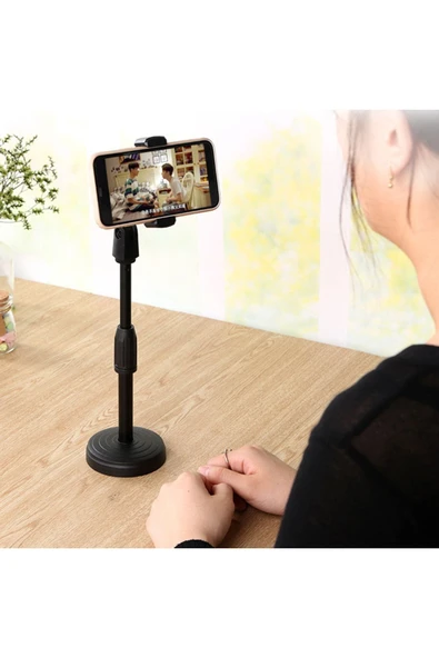 ENASHOP Portatıf 360 ° Masaüstü Ayarlanabilir Telefon Standı Tutucu ürün görseli 1
