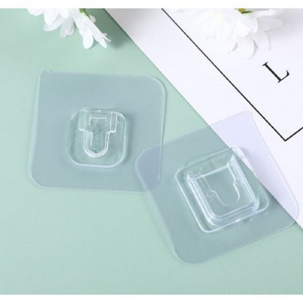 Geçmeli Klips Eşya Sabitleme Askısı 2 SET - Resim 2