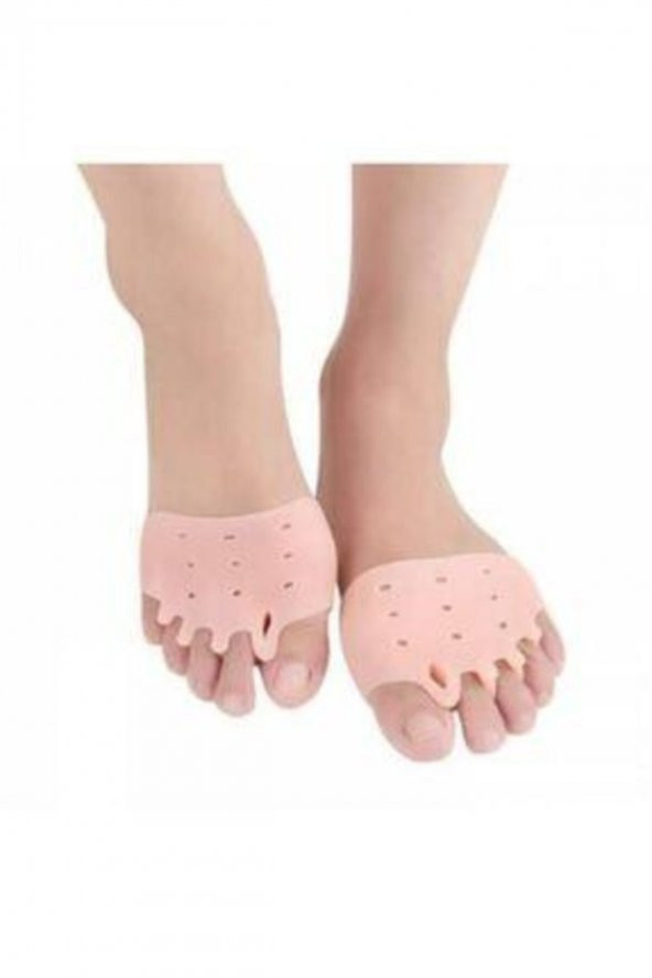 Ayak 5 Parmak Ayırıcı Makaralı Silikon Gömlek Bunyon Valgus ürün görseli 1