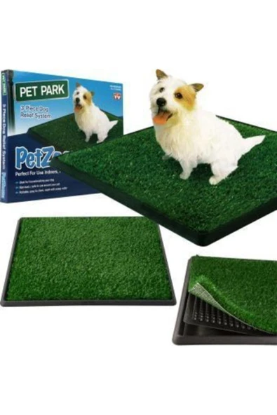 Pet Zoom Petzoom Pet Park Köpek Tuvalet Eğitim Parkı Büyük, 64cm X 51cm X 3.8cm Pet Park ürün görseli 1