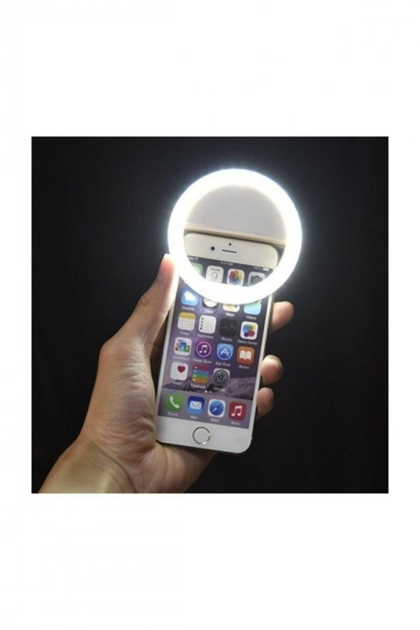 Şarjlı Led Selfie Işığı Led Ring Light Halka Telefon Işığı 36 Led 3 Kademeli ürün görseli 1
