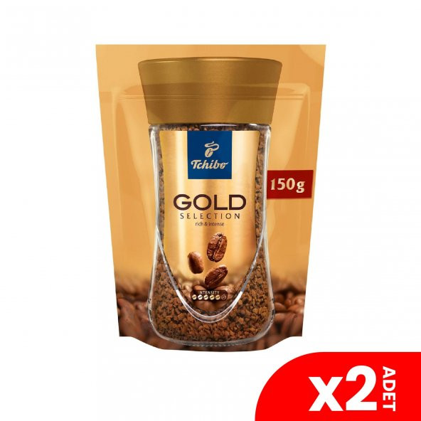 Tchibo Gold Selection Çözünebilir Kahve Ekonomik Paket 150 Gr 2'li ürün görseli 1