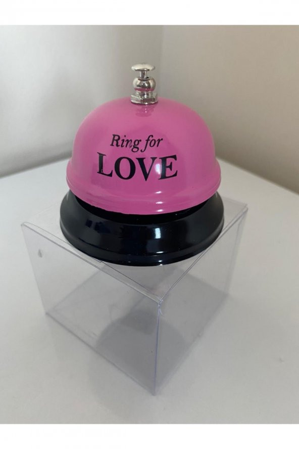 Aleyna'nın Dükkanı Ring For Love Yazılı Zil Pembe ürün görseli 1