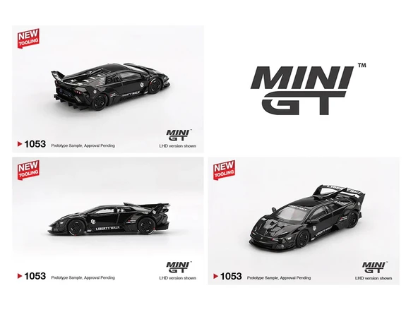 Mini Gt 1/64 Lamborghini Lb-silhouette Works Murcıelago Gt Evo Black 1053 ürün görseli 1