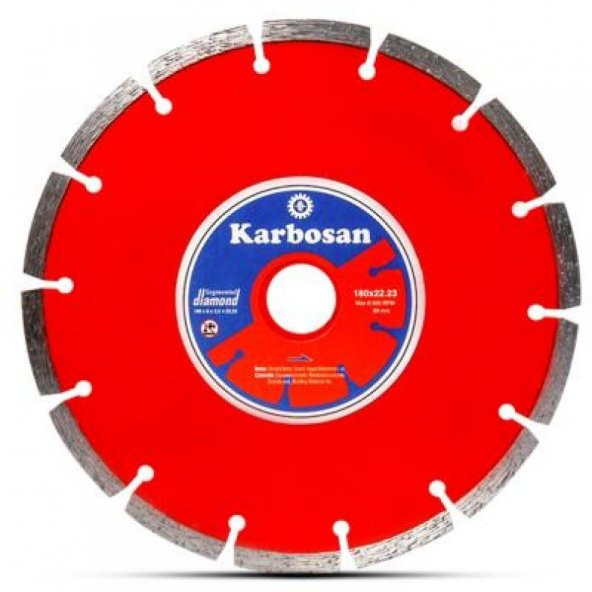 Karbosan 50120 Segmentli Beton Kesme 180.2.2.22 MM ürün görseli 1