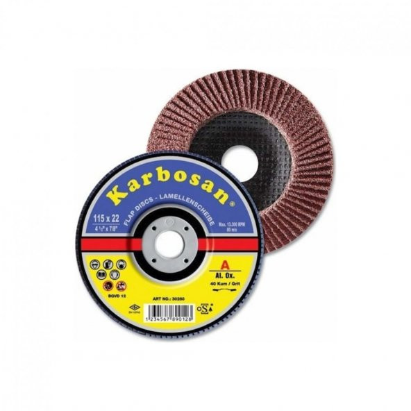 Karbosan 980030 Sc40-180 Mm Fiber Disk Zımpara ürün görseli 1