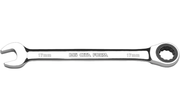 Ceta Form B05 Serisi C-Gear Cırcırlı Kombine Anahtarlar Düz B05-09 - 9 Mm B05-09 - 9 Mm N11.7502 ürün görseli 1