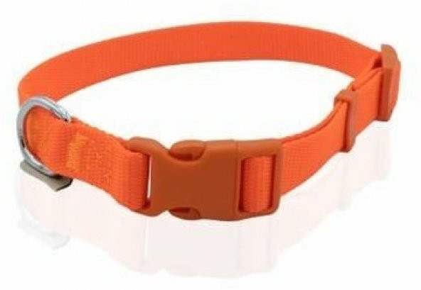 Doggie Klasik Dokuma Boyun Tasması Turuncu 2X30-45Cm ürün görseli 1