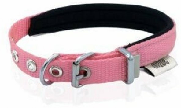 Doggie Konfor Dokuma Boyun Tasması Pembe 1,5X20-25Cm ürün görseli 1