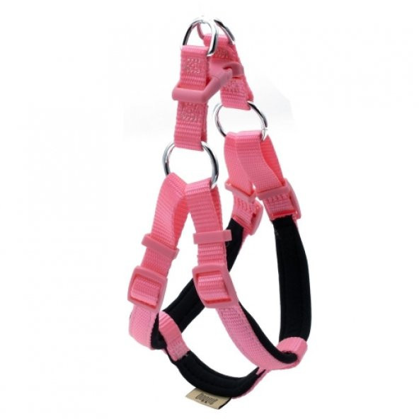 Doggie Konfor Ronin Dokuma Göğüs Tasması Pembe 1.5 x 40-45 CM ürün görseli 1