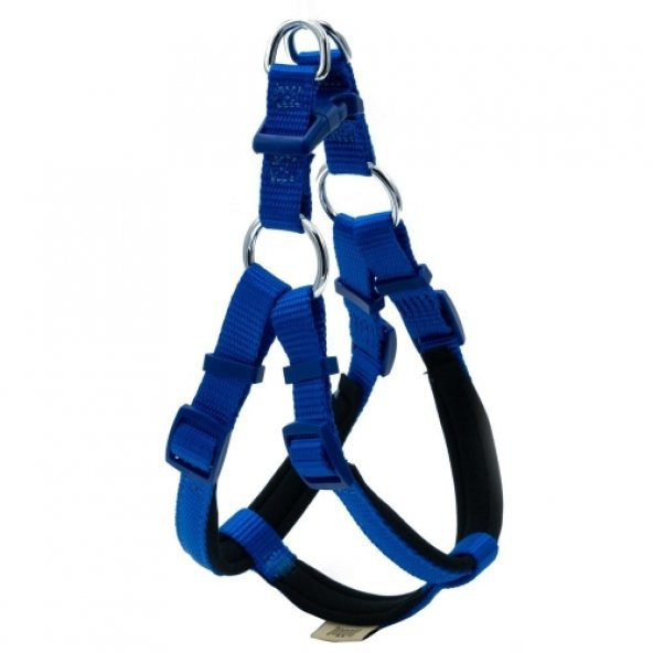 Doggie Konfor Ronin Dokuma Göğüs Tasması Royal Blue 1.5 x 40-45 CM ürün görseli 1