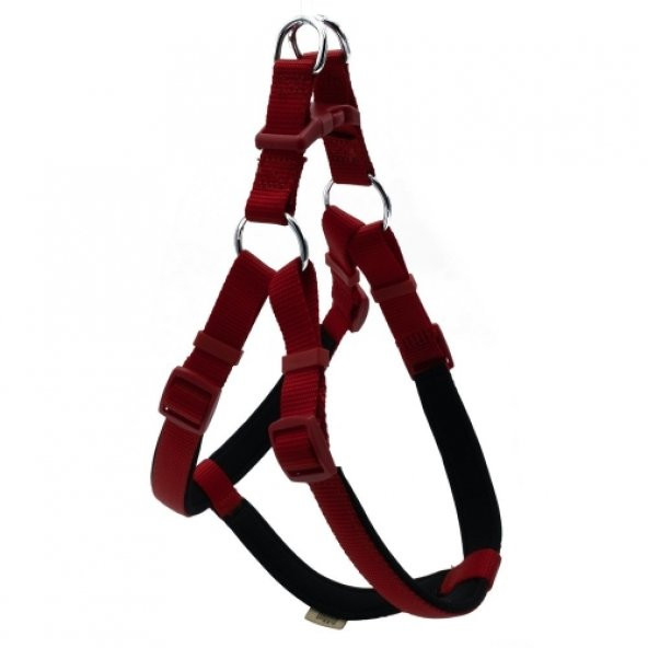 Doggie Konfor Ronin Dokuma Göğüs Tasması Bordo 2 x 55-65 CM ürün görseli 1