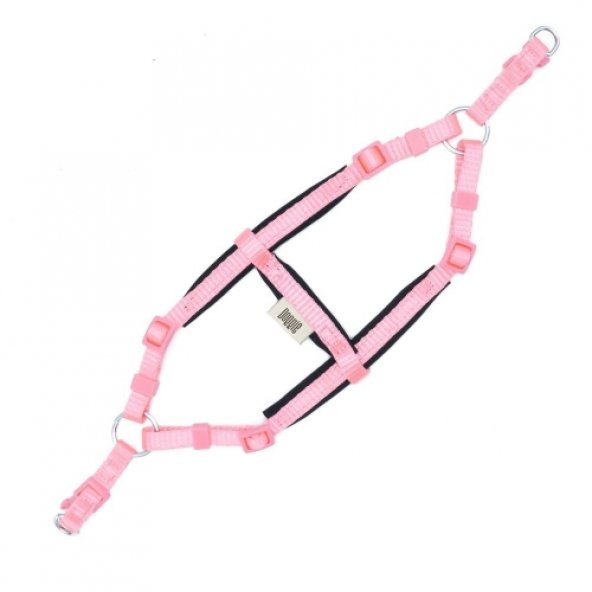 Doggie Konfor Ronin Dokuma Göğüs Tasması Pembe 1 x 30 35 CM ürün görseli 1