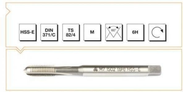 MTE HSSE DIN 371/C MAKİNA KLVZ M5 ürün görseli 1