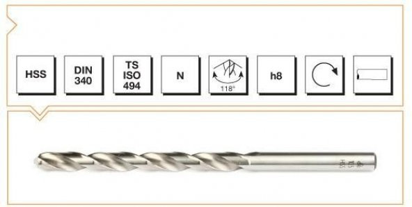 Mte Hss Dın 340rn 3,2 Mm Matkap Ucu ürün görseli 1