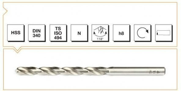 Mte Hss Dın 340rn 2,2 Mm Matkap Ucu ürün görseli 1