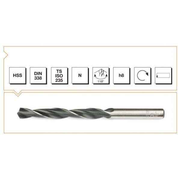 Mte Hss Dın 338 1,9 Mm Taşlanmış Mm Matkap Ucu ürün görseli 1