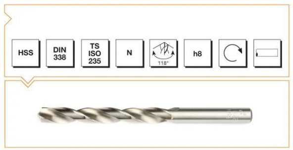 Mte Hss Dın 338 2,7 Mm Taşlanmış Matkap Ucu ürün görseli 1